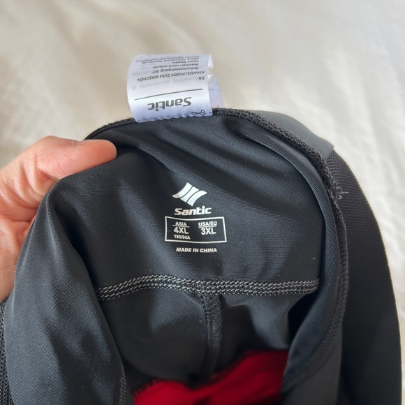 SANTIC NWOT Black Padded Cycling Shorts Men's Size 3XL - Picture 7 of 9